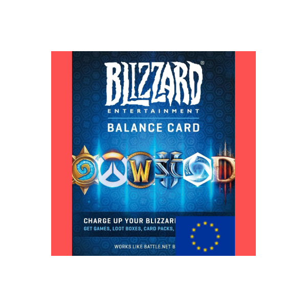 BLIZZARD EU 100 EUR КАРТА ПОПОЛНЕНИЯ ЕВРОПА КОД АВТО