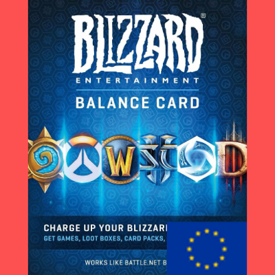 BLIZZARD EU 20 EUR КАРТА ПОПОЛНЕНИЯ ЕВРОПА КОД АВТО