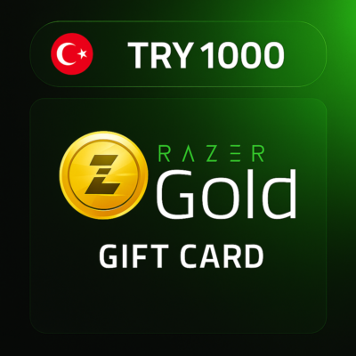 Карта Razer Gold 1000 TRY Турция