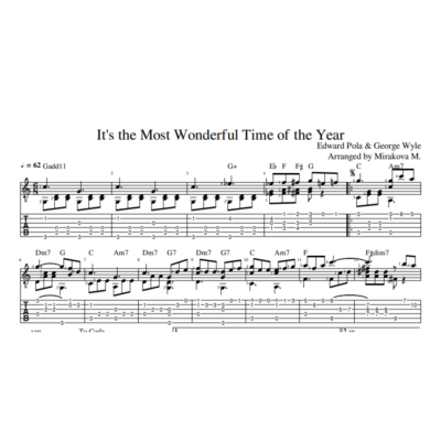 It´s the Most Wonderful Time of the Year
