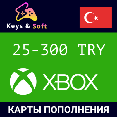 ✅ Xbox 🔥Gift Card 25-300 TRY (Турция) [Без комиссии]