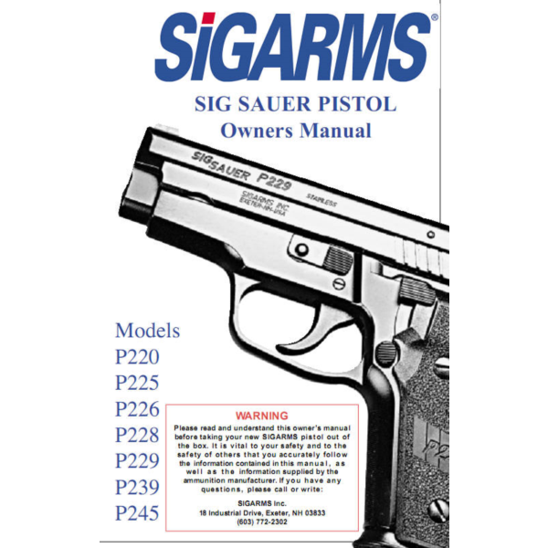 Пистолет Sig Sauer Полное Руководство