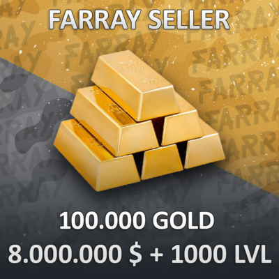 RDO • 100.000 GOLD + 8.000.000 $ + 1000 LVL RED DEAD