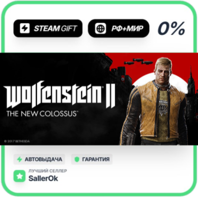Wolfenstein II: The New Colossus • РФ + МИР • АВТО
