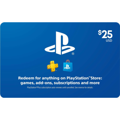 PlayStation Card (PSN) 25$ USA INSTANT KEY SENDING