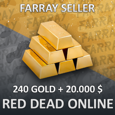 RDO • 240 GOLD + 20.000 $ RED DEAD ONLINE RDR2