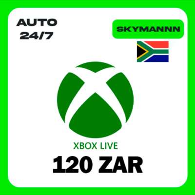 XBOX LIVE 120 ZAR ЮАР КАРТА ПОПОЛНЕНИЯ АВТОВЫДАЧА 24/7