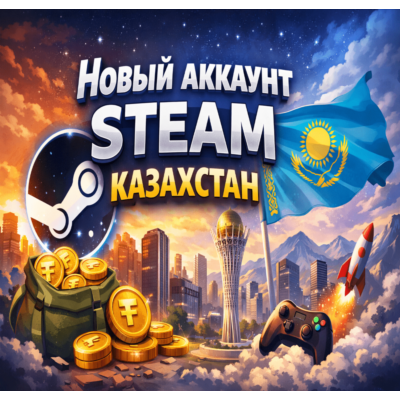 Новый Steam Аккаунт ❤️ [Регион Казахстан]❤️