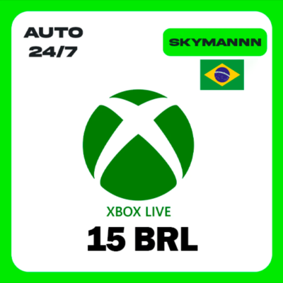 XBOX LIVE 15 BRL БРАЗИЛИЯ КАРТА ПОПОЛНЕНИЯ АВТО 24/7