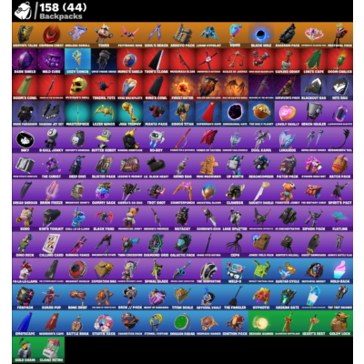 FN (ALL PLATFORMS) 158 skins (36 paid) | 550 VB