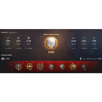 WOT NA • 159 tanks • 59 Top • 96 premium