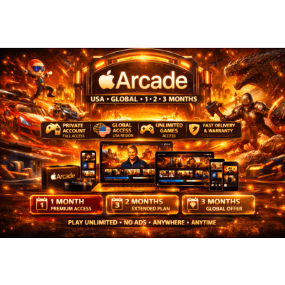 💥🍎Apple Arcade🔥ГЛОБАЛЬНЫЙ  🎯2/3/4 месяца🎮Аккаунт🎲 личный аккаунт ★💯