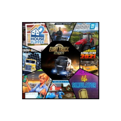 +20 simulator games - steam offline | instant delivery