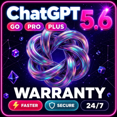 [24/7] Chat GPT 5.6 + PLUS 1M | PRO | GO | SORA | NO LOGIN  | WARRANTY