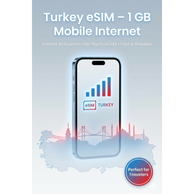 Тарифный план eSIM в Турции – 1 ГБ на 7 дней Только iOS
