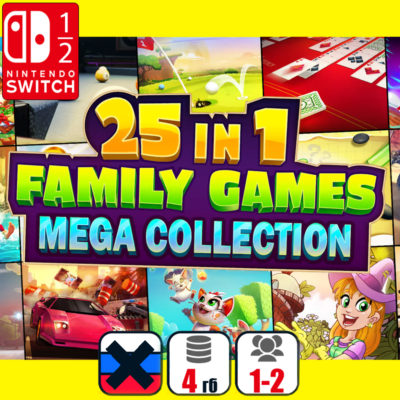 25 in 1 Family Games Mega Collection | Nintendo Switch 1/2