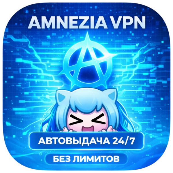 VPN / ВПН прокси Amnezia / Wireguard Германия USA от 3 дней — быстрый анонимный VPN