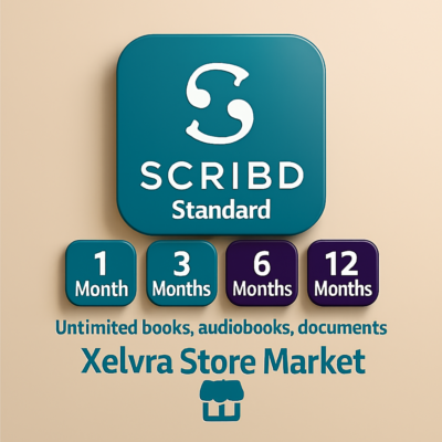 📚  Scribd Premium — 1/3/6/12 месяцев