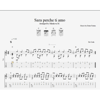 Sara Perche Ti Amo