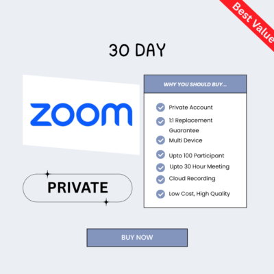 ZOOM ONE PRO PREMIUM PRIVATE 7/14/30 ДНЕЙ | МГНОВЕННАЯ ДОСТА