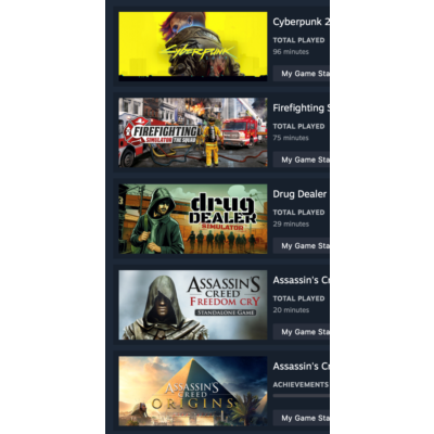 STEAM | Cyberpunk 2077 и 37 игр на 815 $