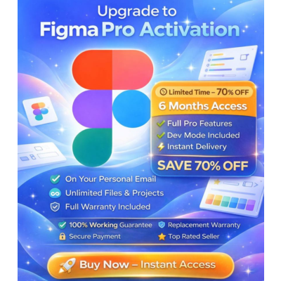 Figma Edu Pro — активирована в вашем аккаунте на 6 мес