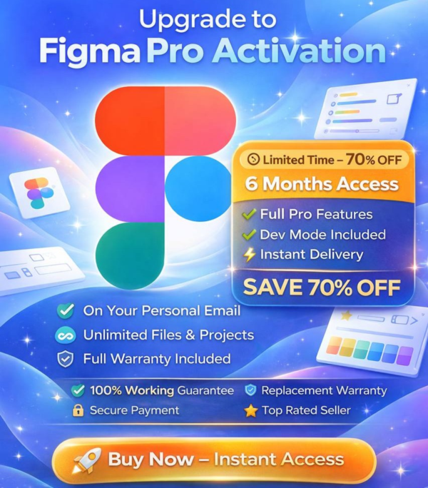 Figma Pro EDU (6 месяцев) — Активация на ваш аккаунт или Новый аккаунт