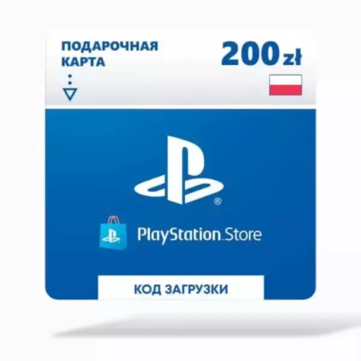 Карта оплаты Sony PlayStation 200 zl (Польша)