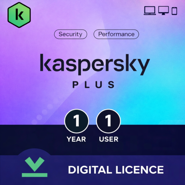 Kaspersky Plus –1 ПК 1 год ключ –(ИН)