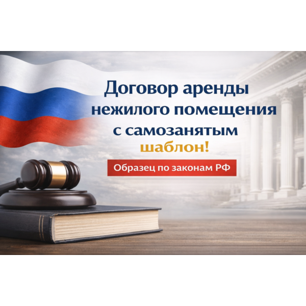 Договор аренды нежилого помещения с самозанятым шаблон