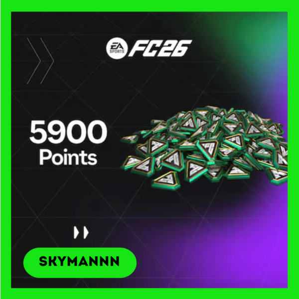 5900 FC Points EA Sports FC 26 EA App PC Ключ Global