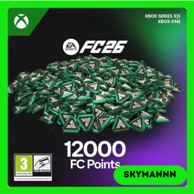 12000 FC Points EA Sports FC 26 Xbox Ключ Global + RU