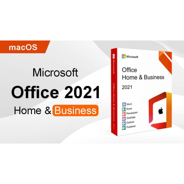 Office 2021 для дома и бизнеса на MacBook