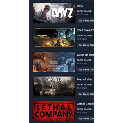 STEAM 8 LVL | DayZ + 18 потрясающих игр, ценою 230 $
