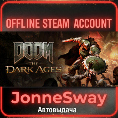 ⭐Doom: The Dark Ages + 125 игр (STEAM OFFLINE ACCOUNT)