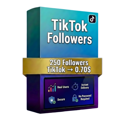 250 подписчиков в TikTok – 100% реальные аккаунты – Смешанные аккаунты