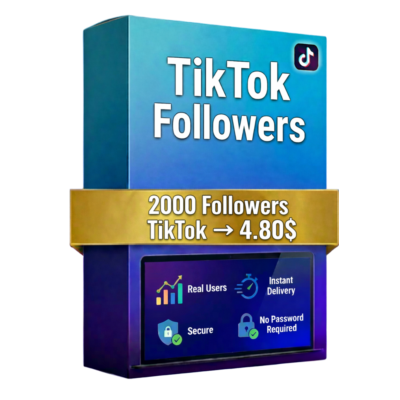 2000 подписчиков в TikTok – 100% реальные аккаунты – Смешанные аккаунты
