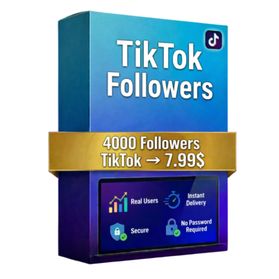 4000 подписчиков в TikTok – 100% реальные аккаунты – Смешанные аккаунты