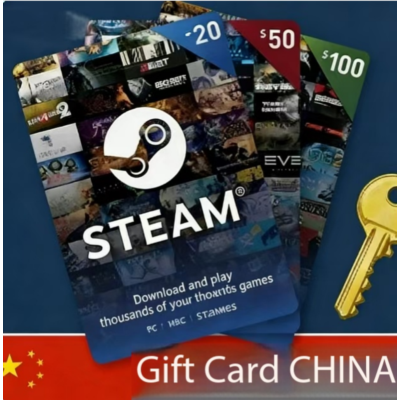 Подарочные карты Steam из Китая | Подарочные коды Steam из Китая | Дешево и безопасно