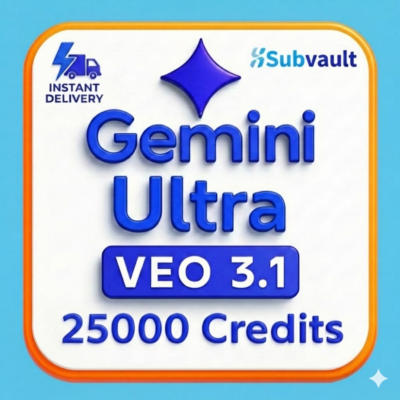 Gemini AI Pro/Ultra +  Antigravity 20x | Veo3.1 Flow 25K Credits | Nano Banana Pro
