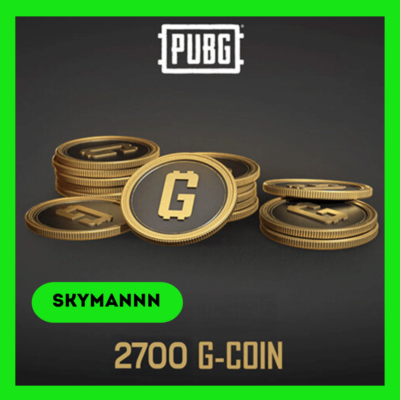 2700 G-Coins PUBG Battlegrounds PC/Steam Ключ Global