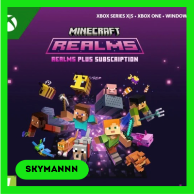 Realms Plus Minecraft Bedrock Edition Пробный 30 дней