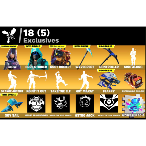 FN (ВСЕ ПЛАТФОРМЫ) 118 скинов (24 платных)