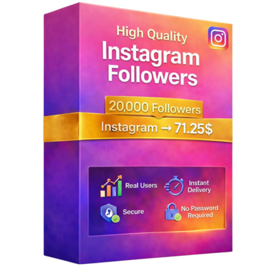 20,000 подписчиков Instagram + 10,000 БЕСПЛАТНЫХ просмотров – Быстро и стабильно