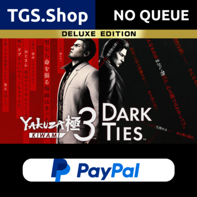 Yakuza Kiwami 3 & Dark Ties Deluxe Edition⚡NO QUEUE⚡PAYPAL