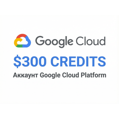Аккаунт Google Cloud Platform (GCP) с 300$ кредитов Free Trial