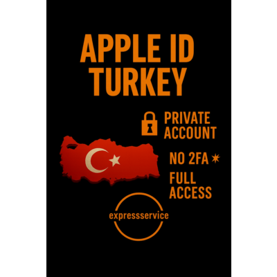 🇹🇷 Apple ID turkey | Личный аккаунт 🔐 No 2FA 💥 Полный доступ ✨💯