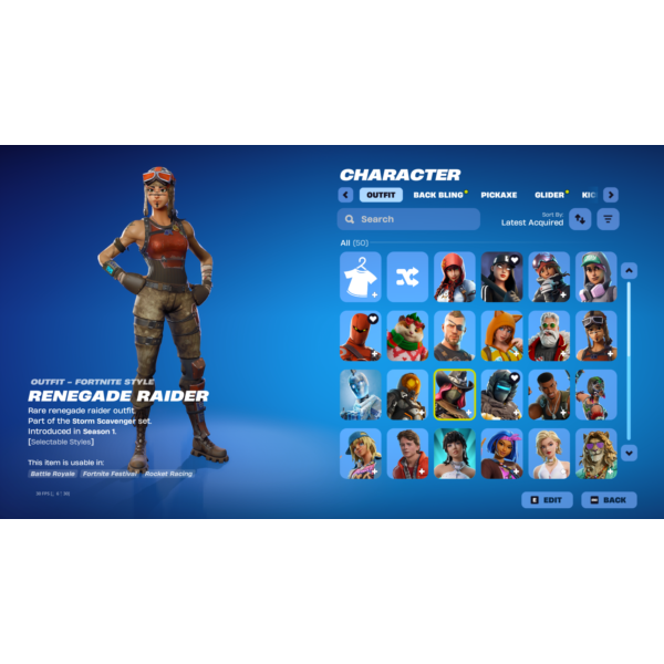 FORTNITE 50+ ОБЛИЦОВ АККАУНТ |RENEADE RAIDER| |PEELY| |TAKE THE L| +ПОЧТА