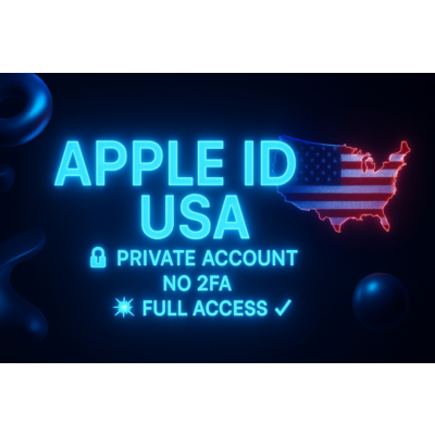 🇺🇸Apple ID США  | Личный аккаунт 🔐 No 2FA 💥 Полный доступ ✨💯