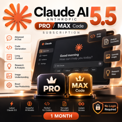 [24/7] |Claude AI 5.5 PRO / MAX | КОД ПОДПИСКИ | НА ВАШ АККАУНТ | 1 МЕСЯЦ